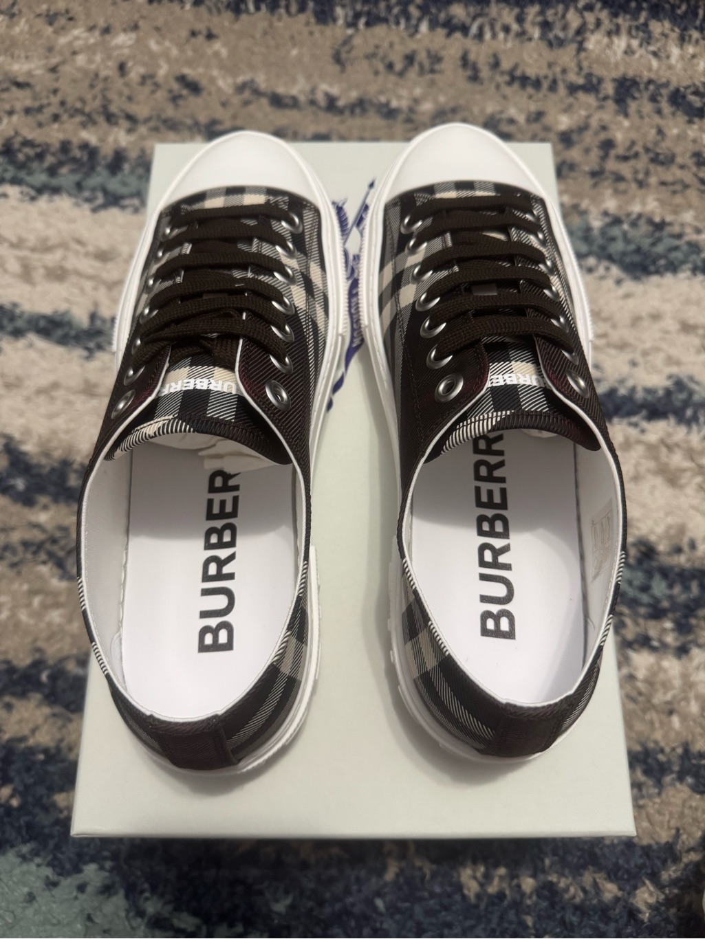 Burberry Check Low-Top Sneakers